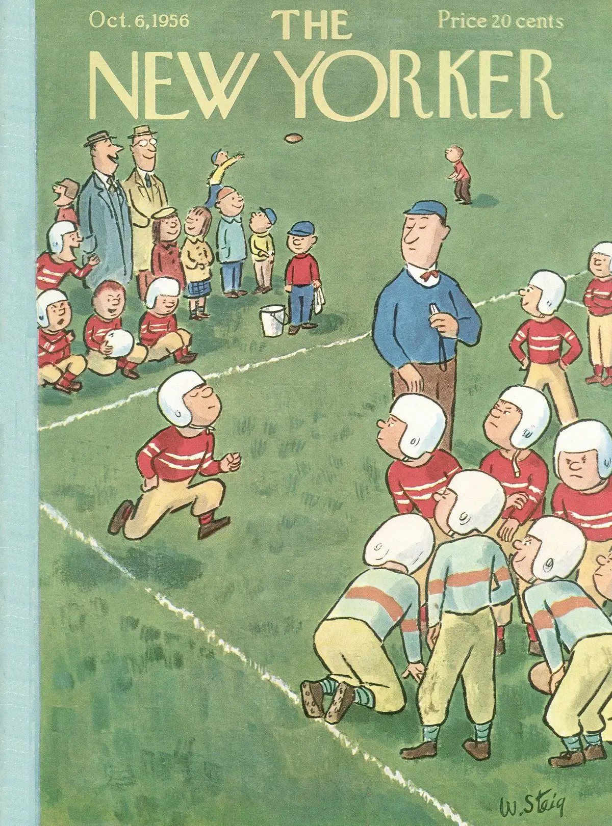 Обложка The New Yorker, 6 октября 1956, художник Уильям Стейг