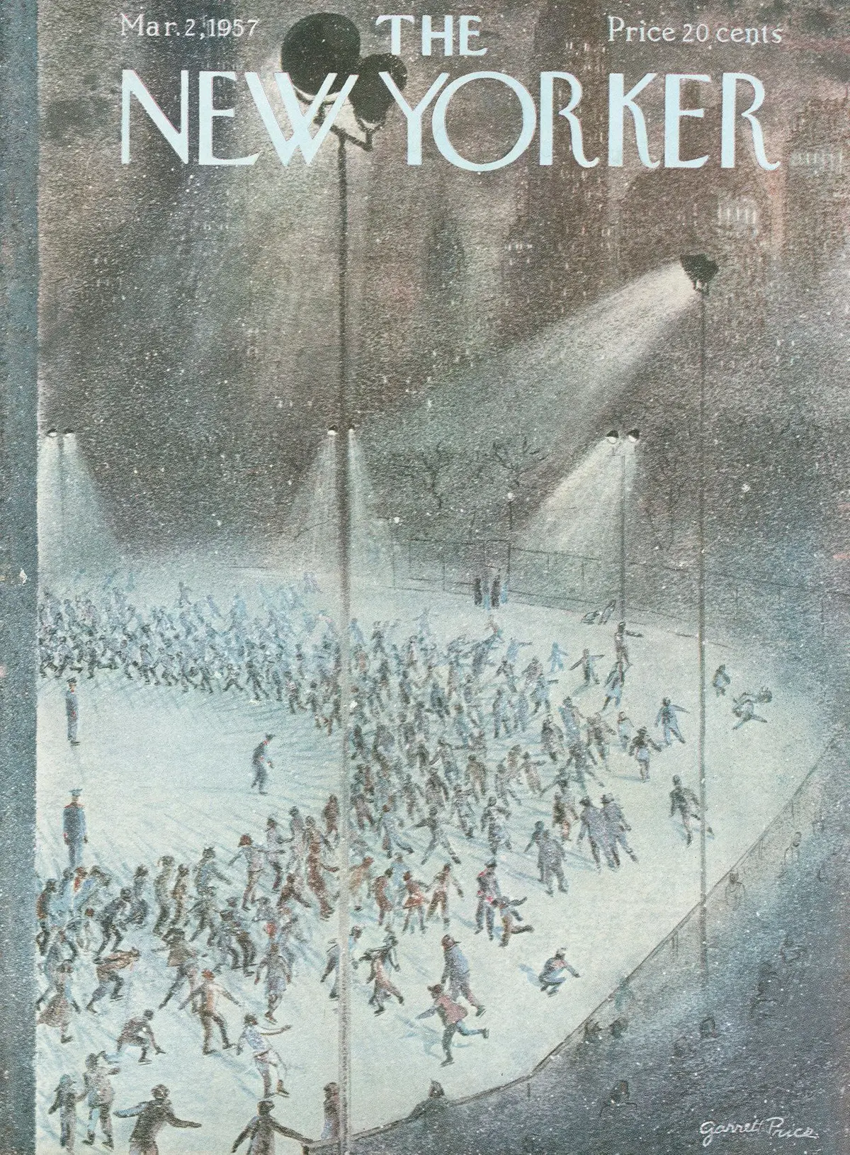 Обложка The New Yorker, 2 марта 1957, художник Гарретт Прайс