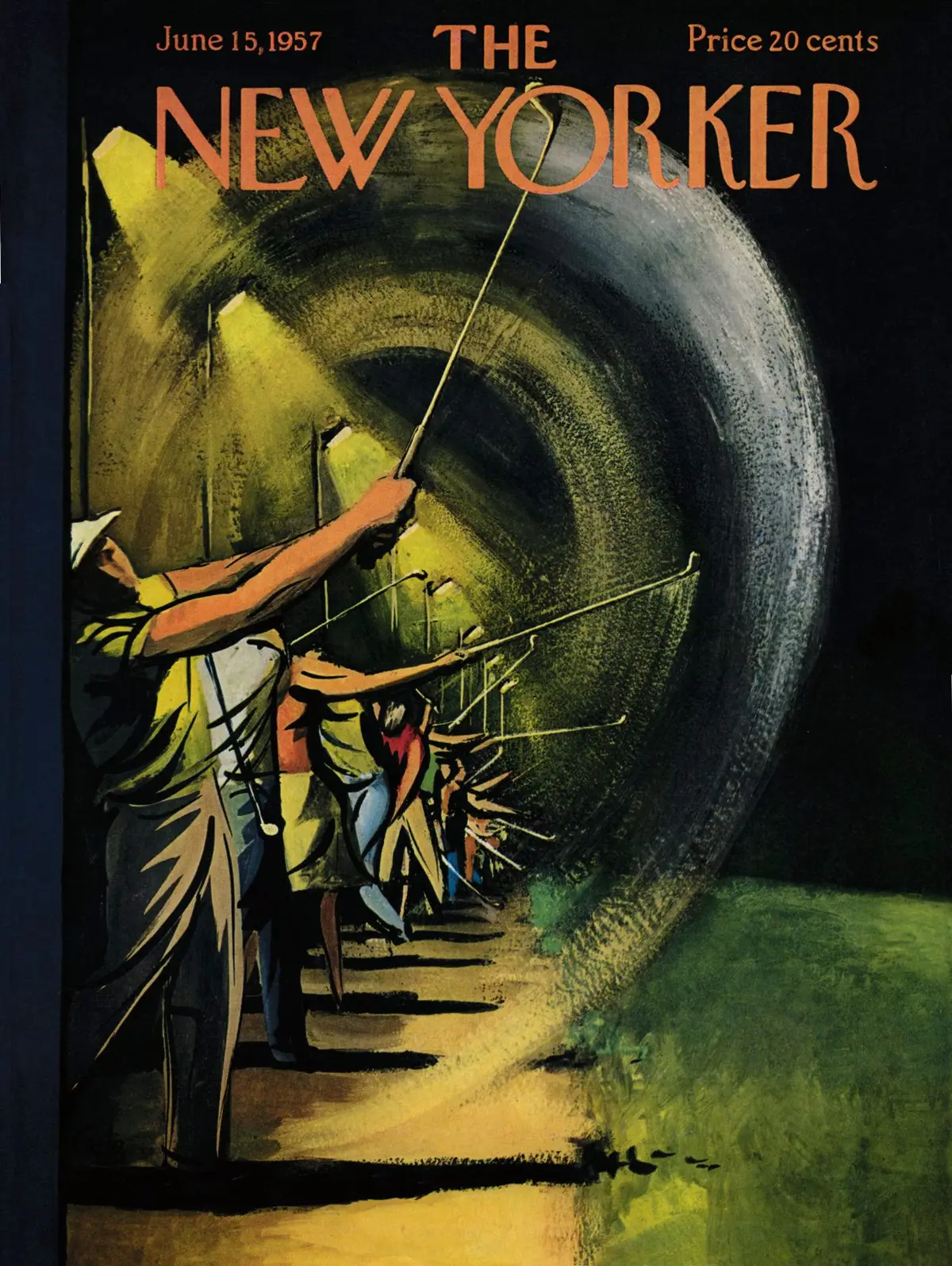 Обложка The New Yorker, 15 июня 1957, художник Артур Гетц