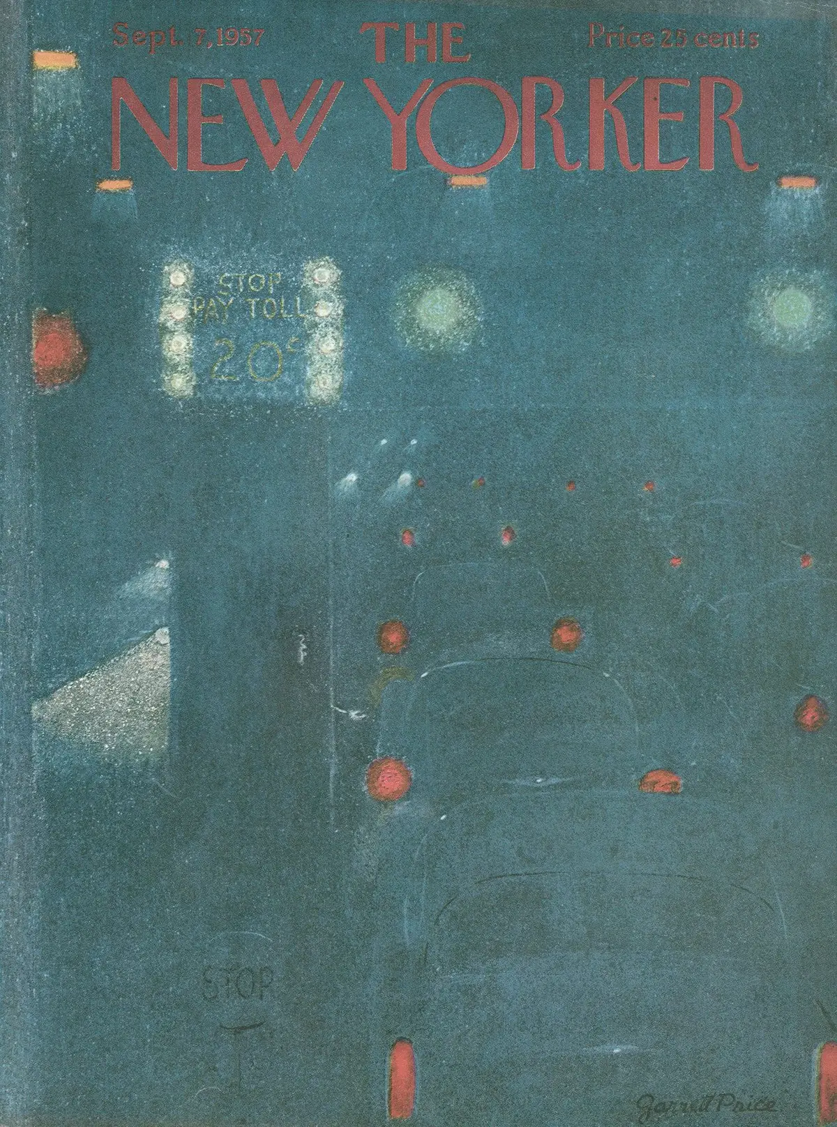 Обложка The New Yorker, 7 сентября 1957, художник Гарретт Прайс