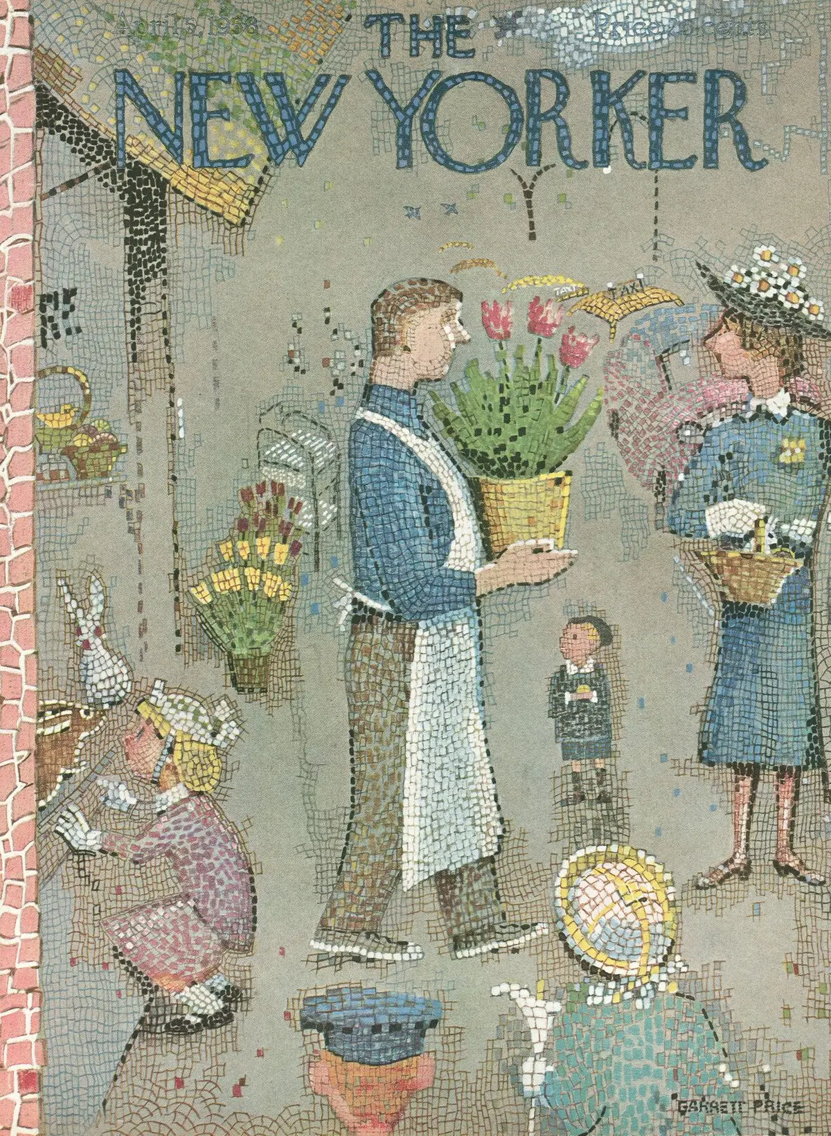 Обложка The New Yorker, 5 апреля 1958, художник Гарретт Прайс