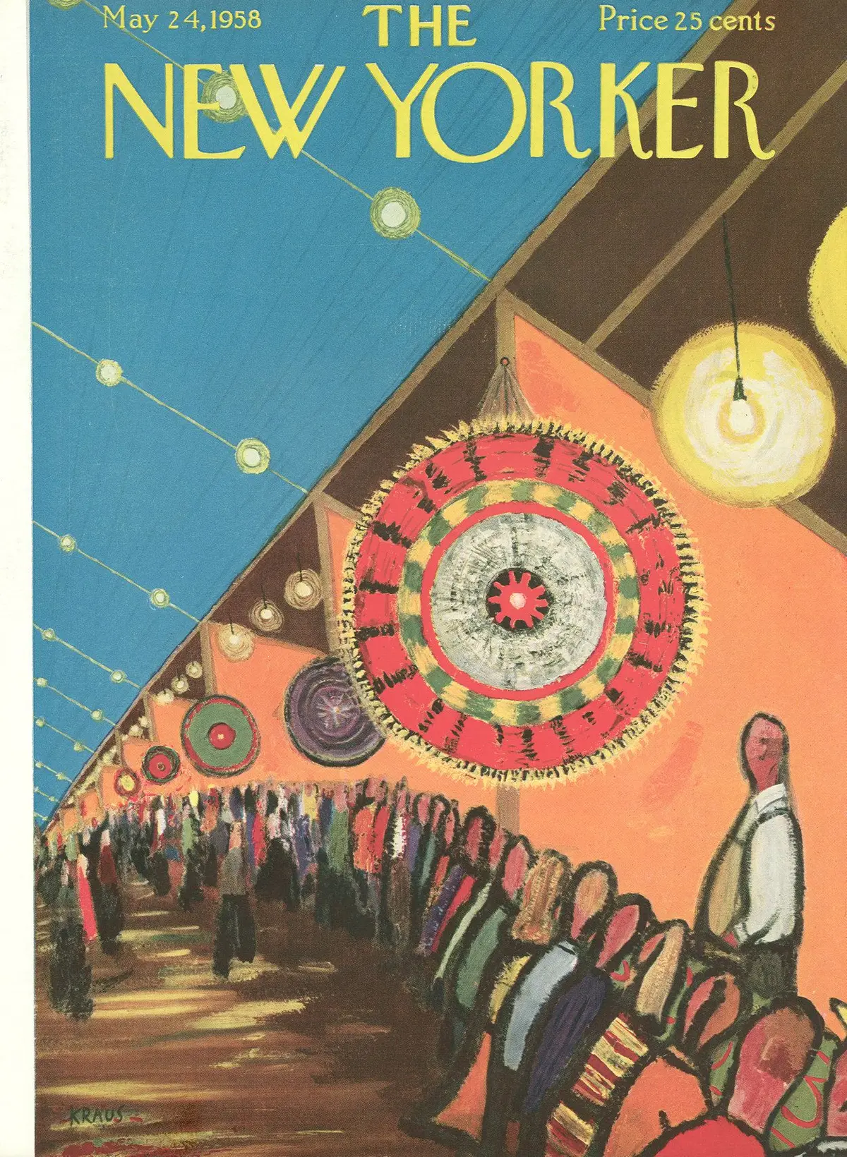 Обложка The New Yorker, 24 мая 1958, художник Роберт Краус