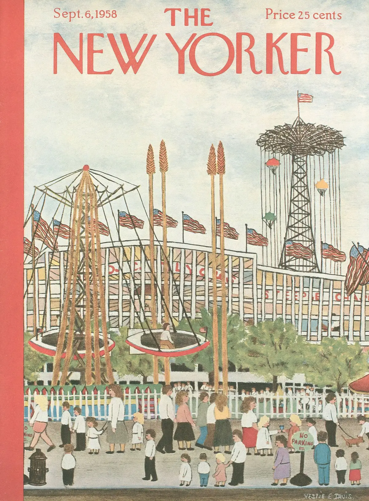 Обложка The New Yorker, 6 сентября 1958, художник Вести Э. Дэвис