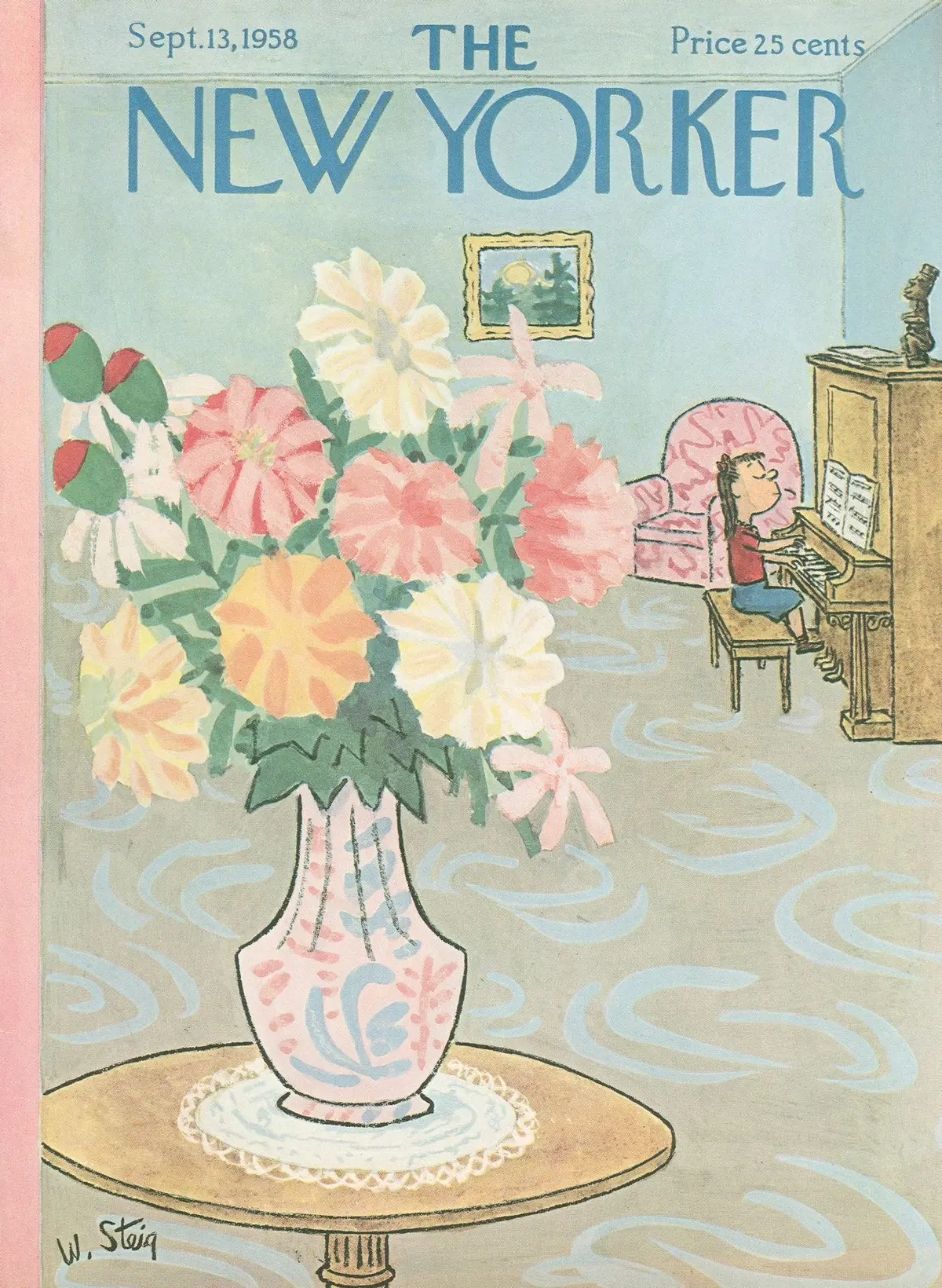 Обложка The New Yorker, 13 сентября 1958, художник Уильям Стейг