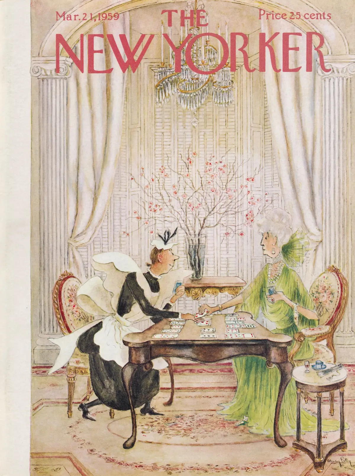 Обложка The New Yorker, 21 марта 1959, художник Мэри Петти