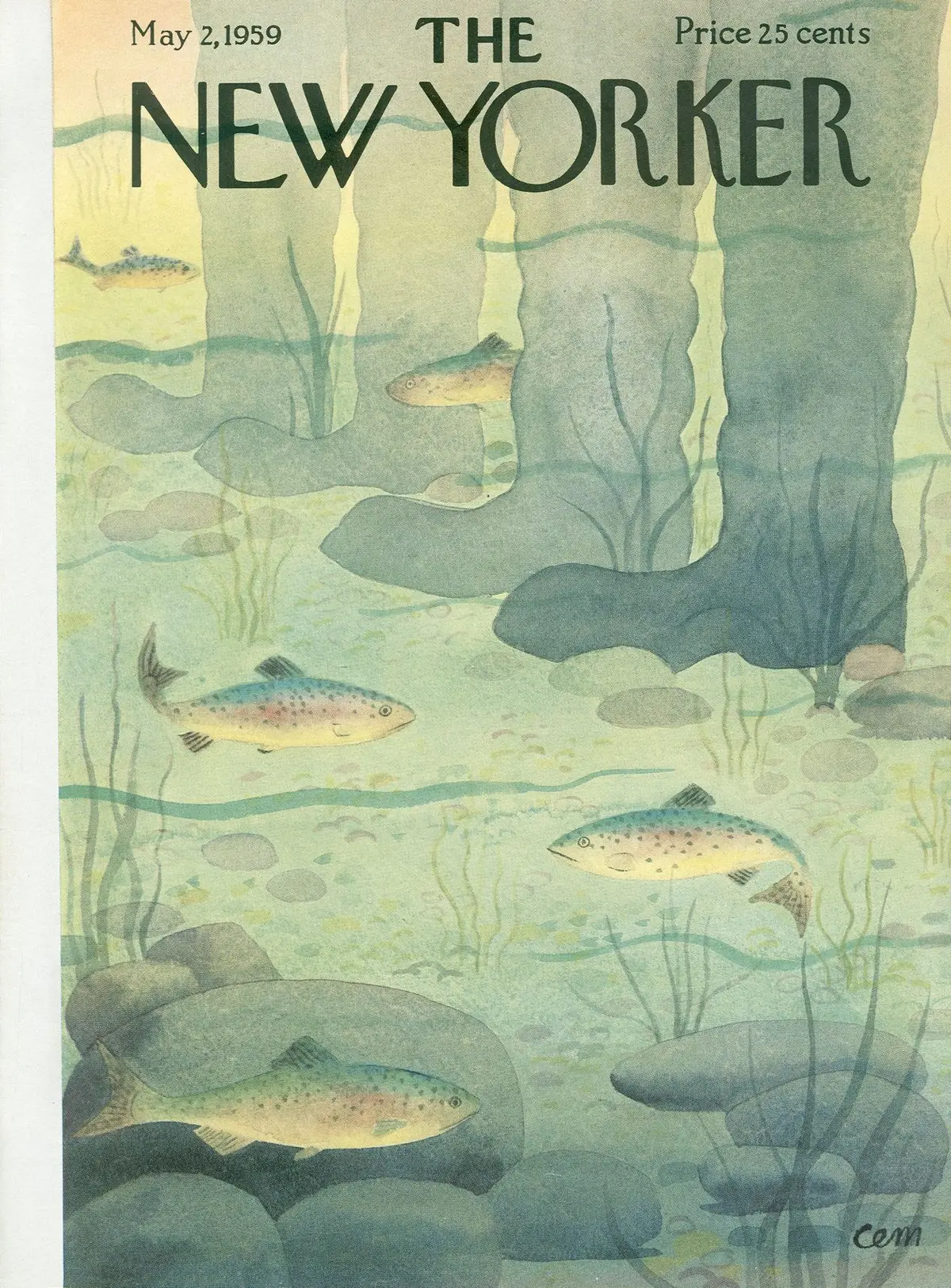 Обложка The New Yorker, 2 мая 1959, художник Чарльз Мартин