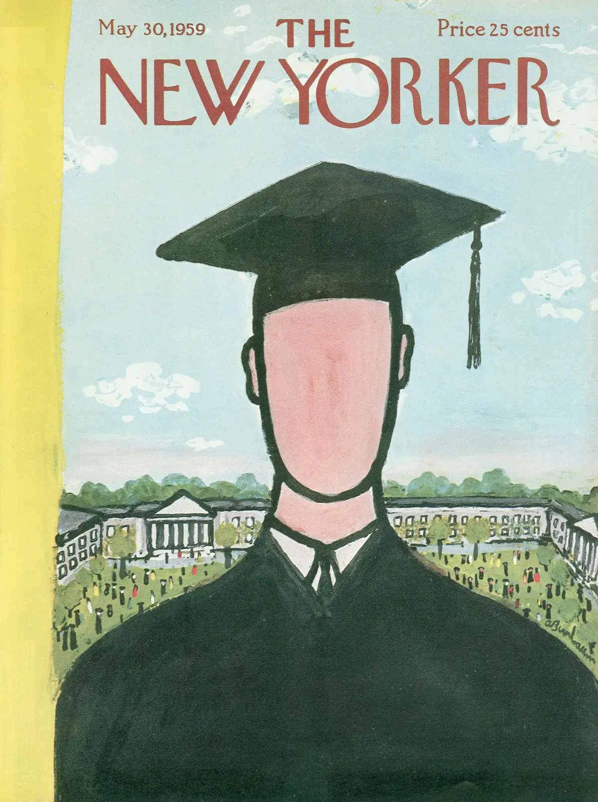 Обложка The New Yorker, 30 мая 1959, художник Эйб Бирнбаум