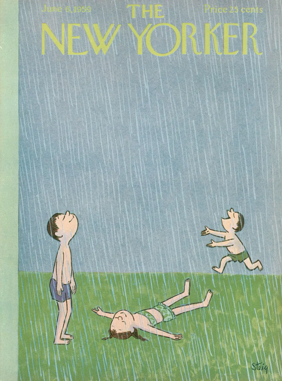Обложка The New Yorker, 6 июня 1959, художник Уильям Стейг