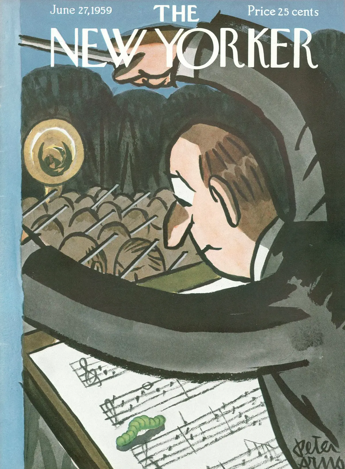 Обложка The New Yorker, 27 июня 1959, художник Питер Арно