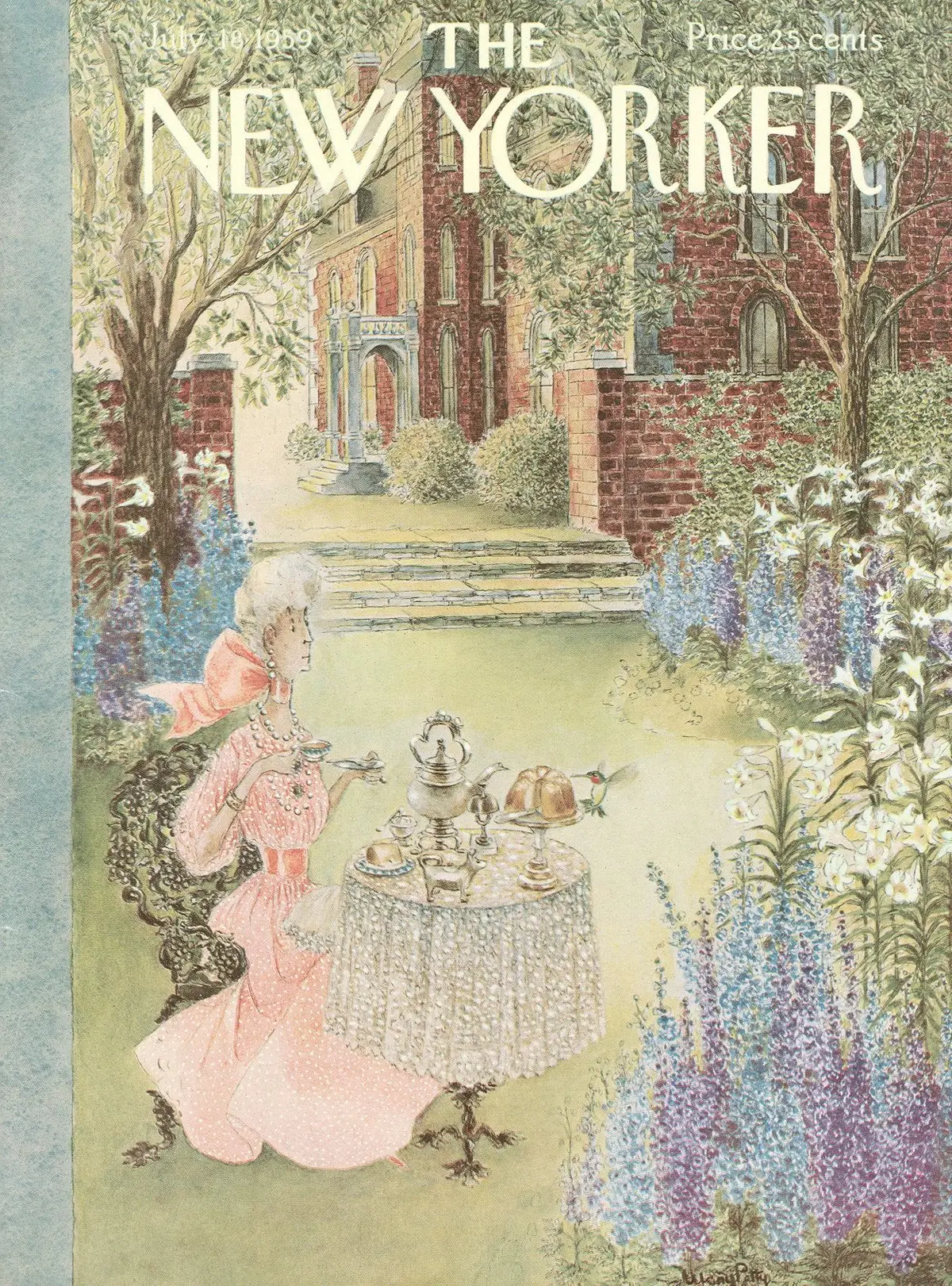 Обложка The New Yorker, 18 июля 1959, художник Мэри Петти