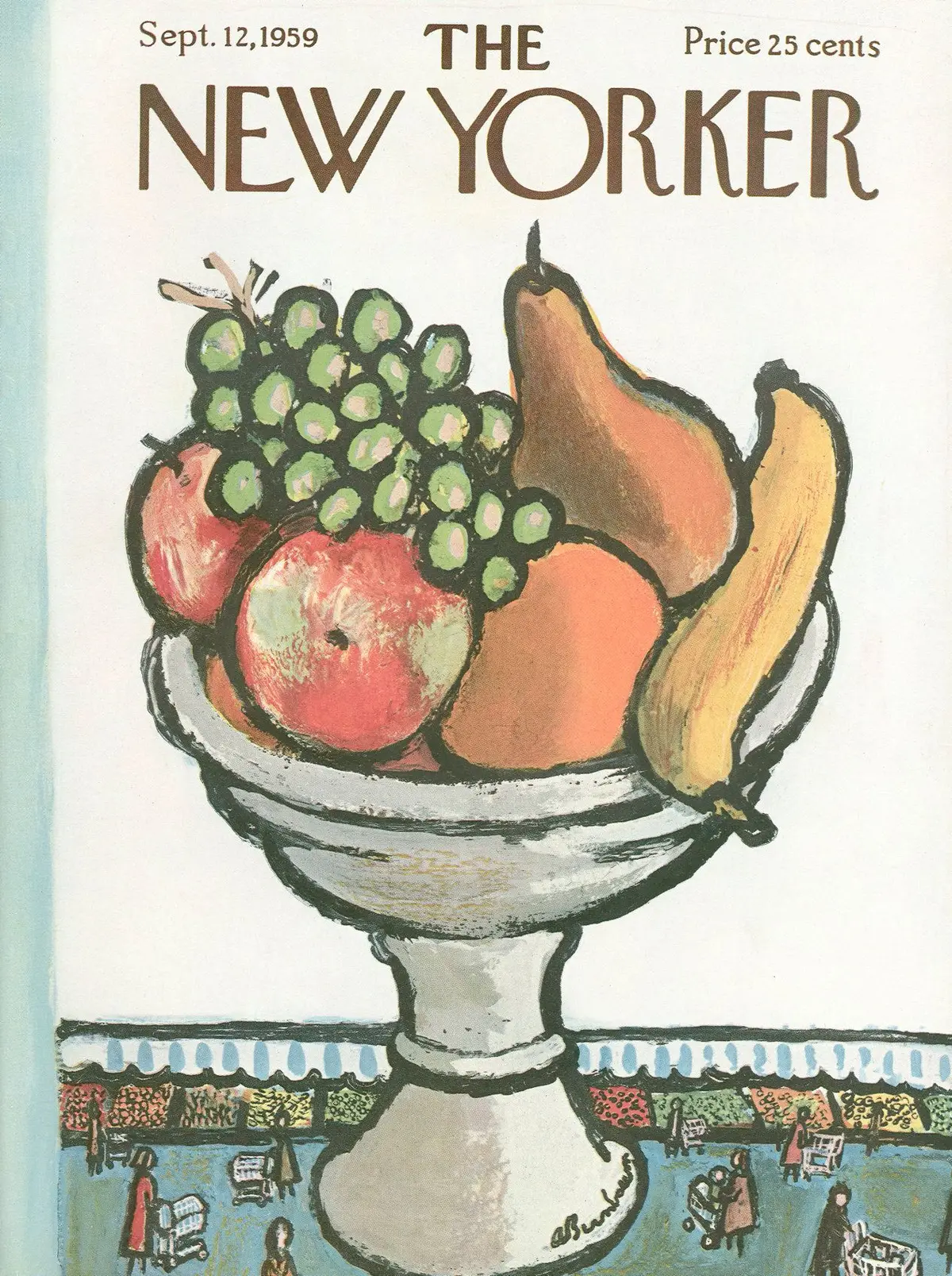 Обложка The New Yorker, 12 сентября 1959, художник Эйб Бирнбаум