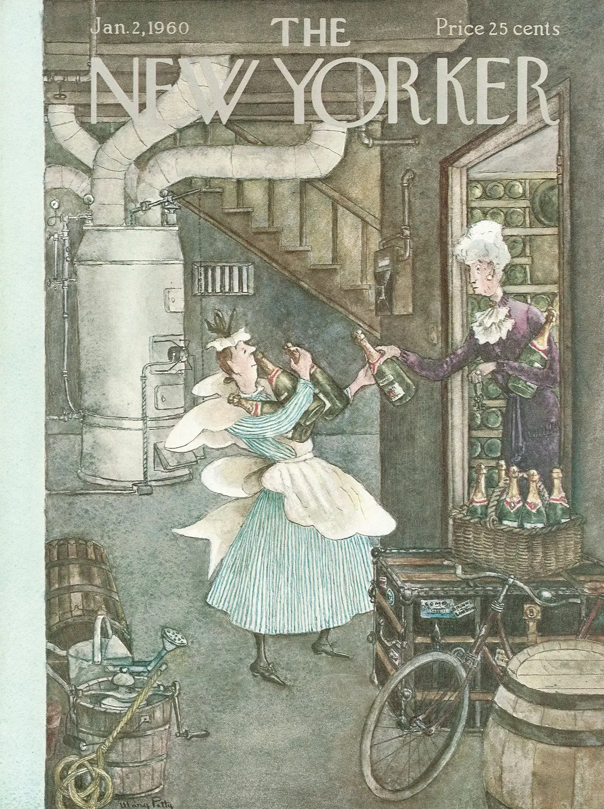 Обложка The New Yorker, 2 января 1960, художник Мэри Петти