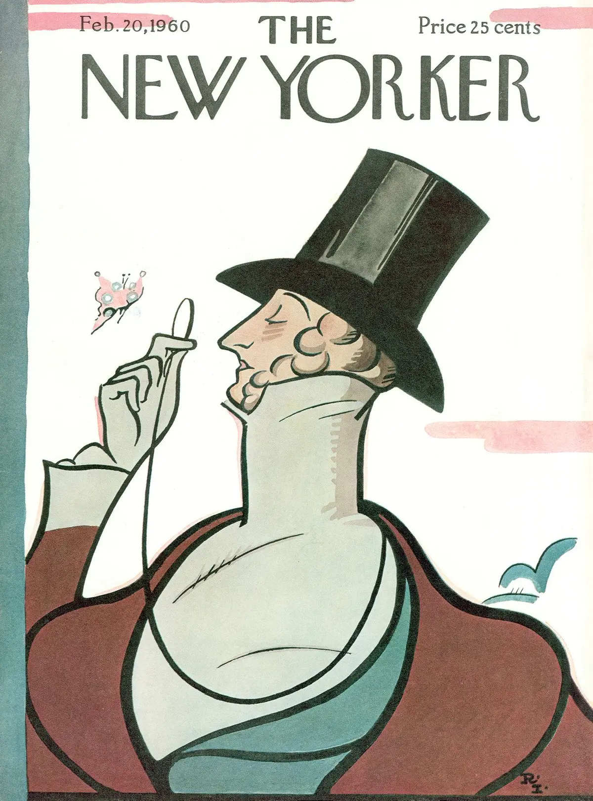 Обложка The New Yorker, 20 февраля 1960, художник Реа Ирвин