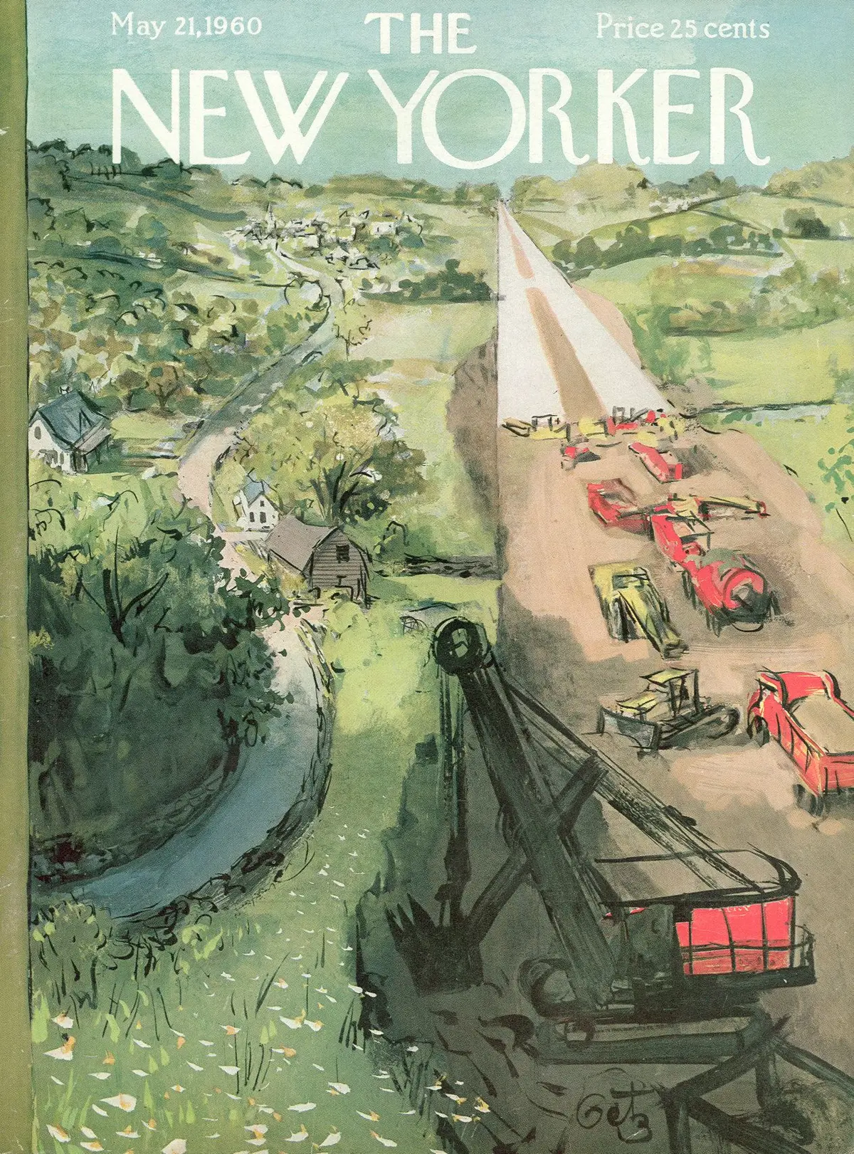 Обложка The New Yorker, 21 мая 1960, художник Артур Гетц