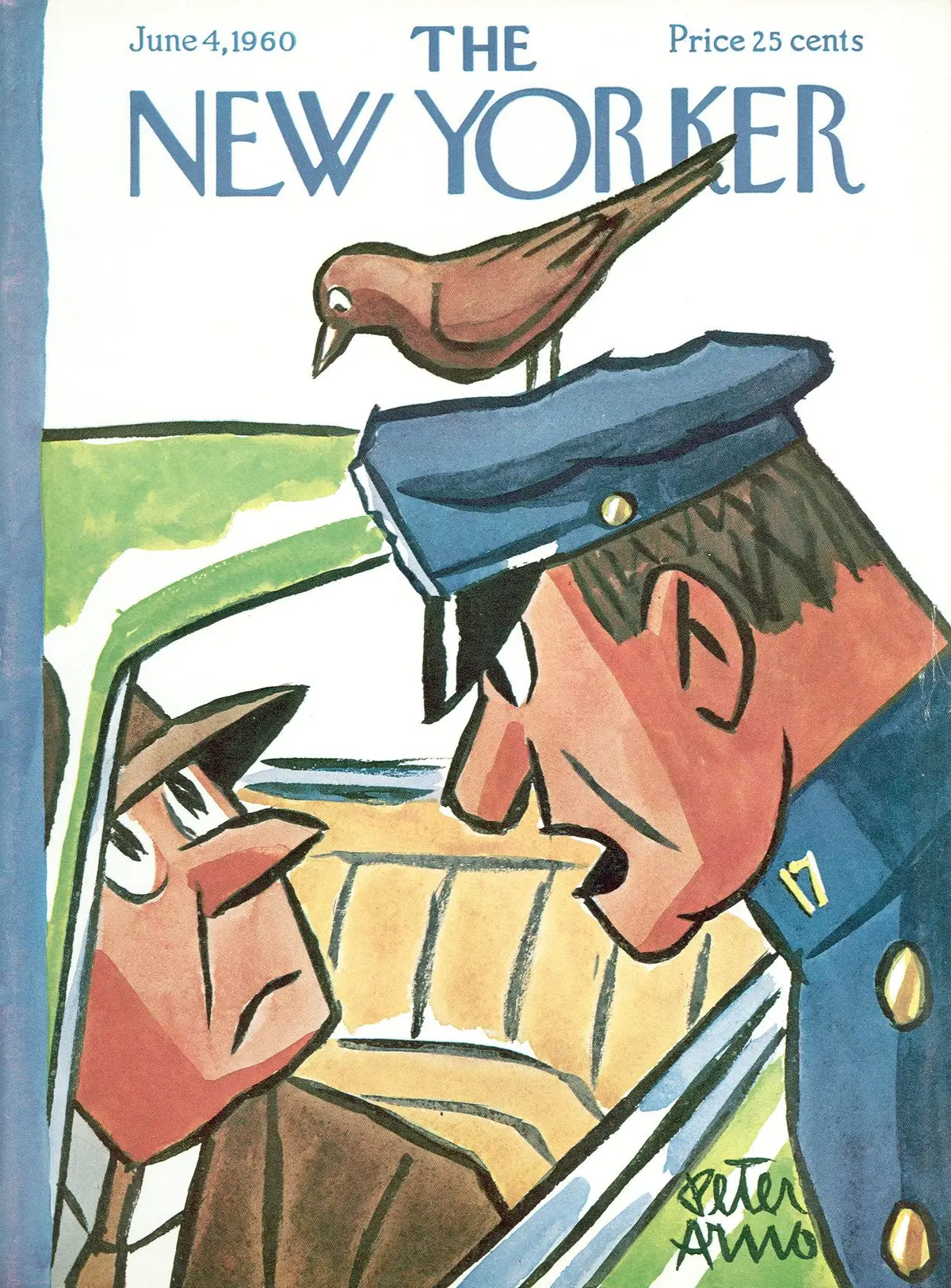 Обложка The New Yorker, 4 июня 1960, художник Питер Арно