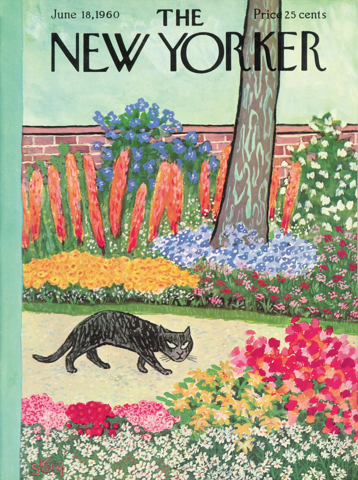 Обложка The New Yorker, 18 июня 1960, художник Уильям Стейг