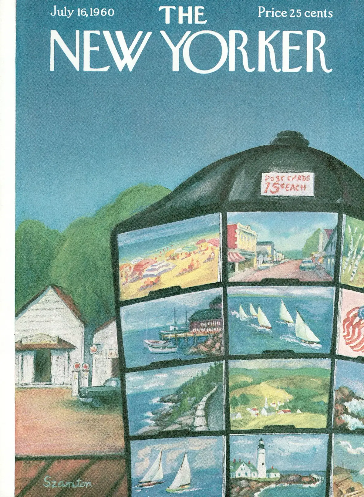 Обложка The New Yorker, 16 июля 1960, художник Беатрис Сантон