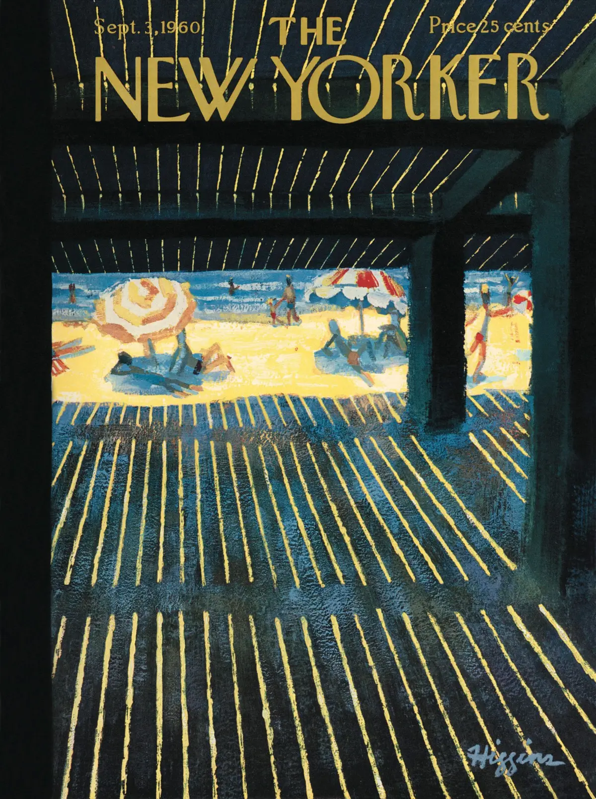 Обложка The New Yorker, 3 сентября 1960, художник Дональд Хиггинс