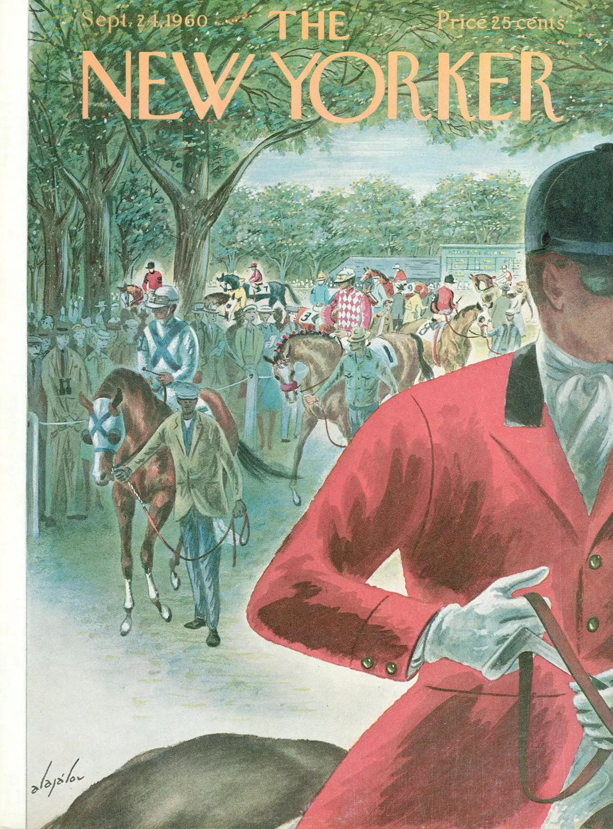 Обложка The New Yorker, 24 сентября 1960, художник Константин Алажалов
