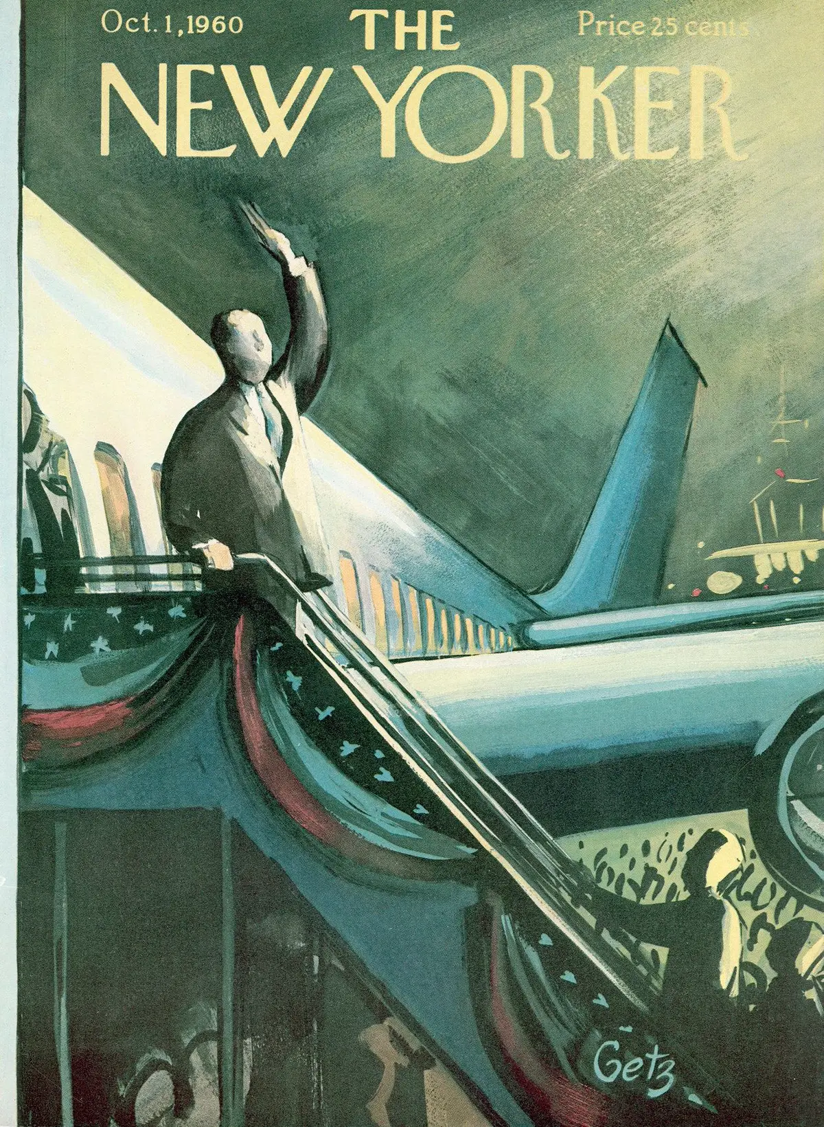 Обложка The New Yorker, 1 октября 1960, художник Артур Гетц