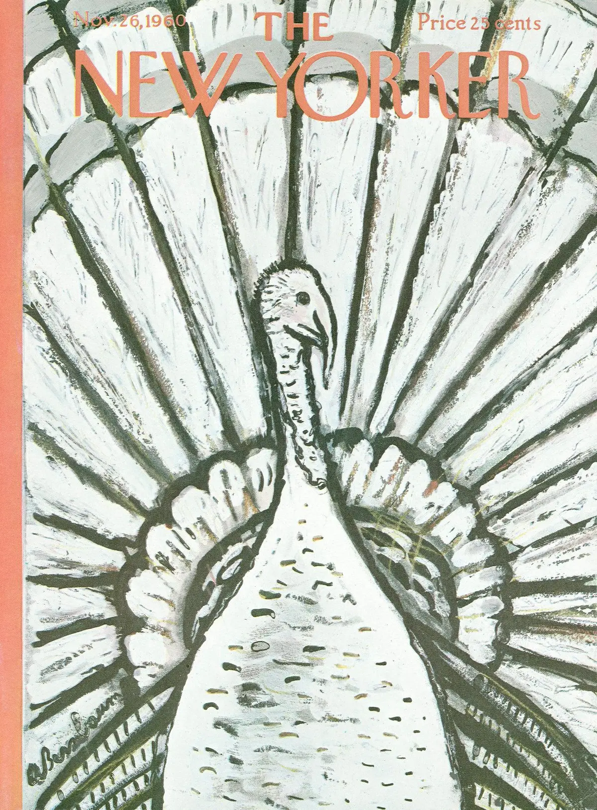 Обложка The New Yorker, 26 ноября 1960, художник Эйб Бирнбаум