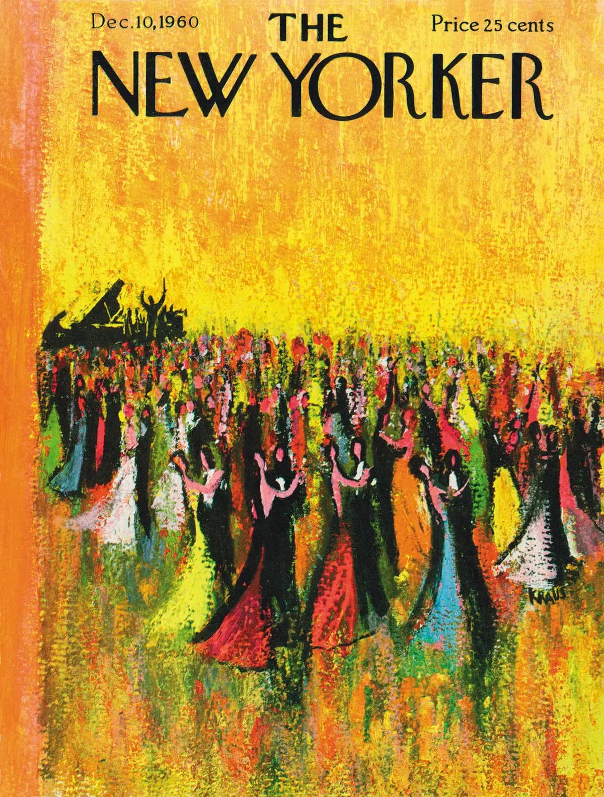 Обложка The New Yorker, 10 декабря 1960, художник Роберт Краус