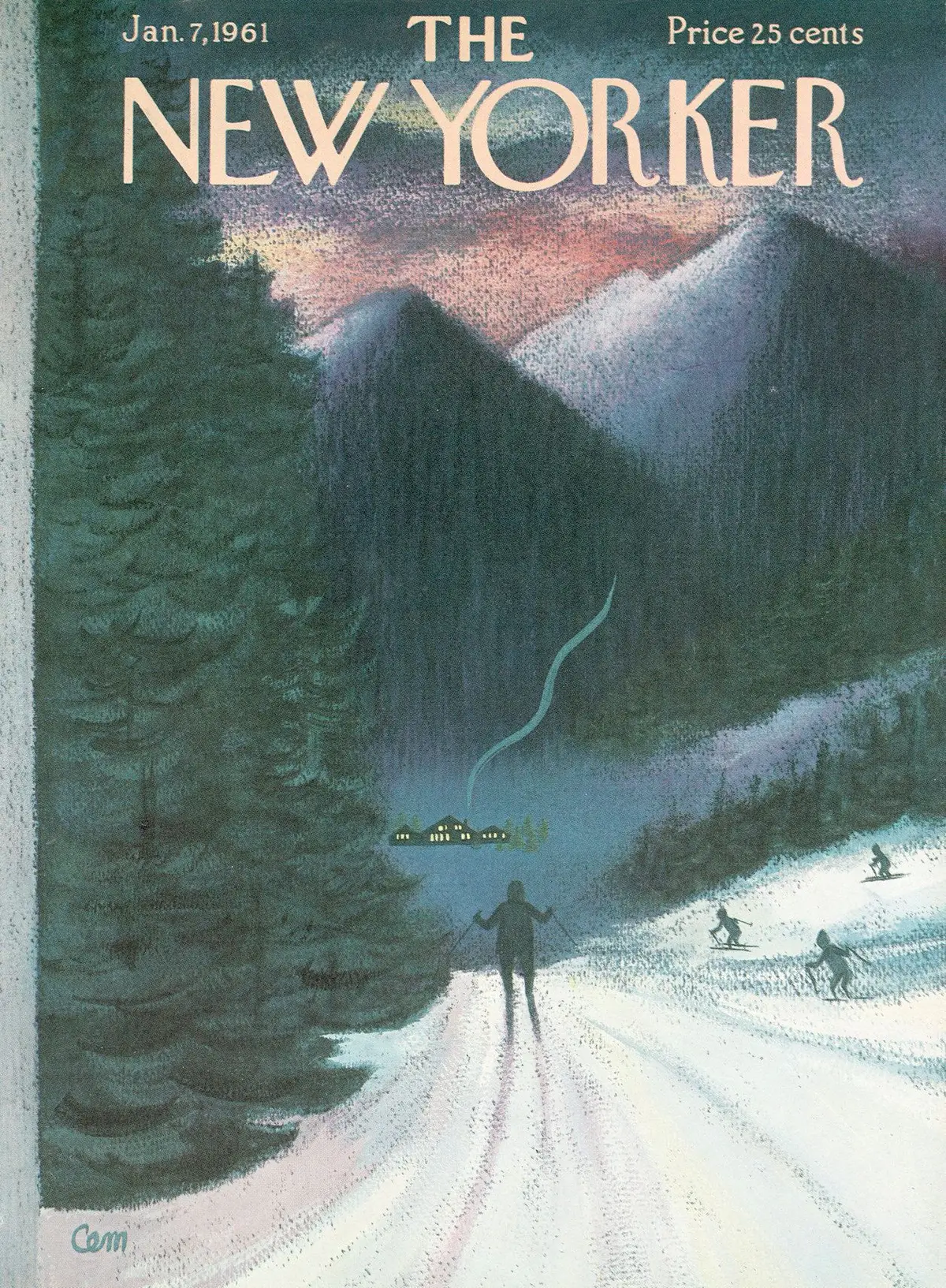 Обложка The New Yorker, 7 января 1961, художник Чарльз Мартин