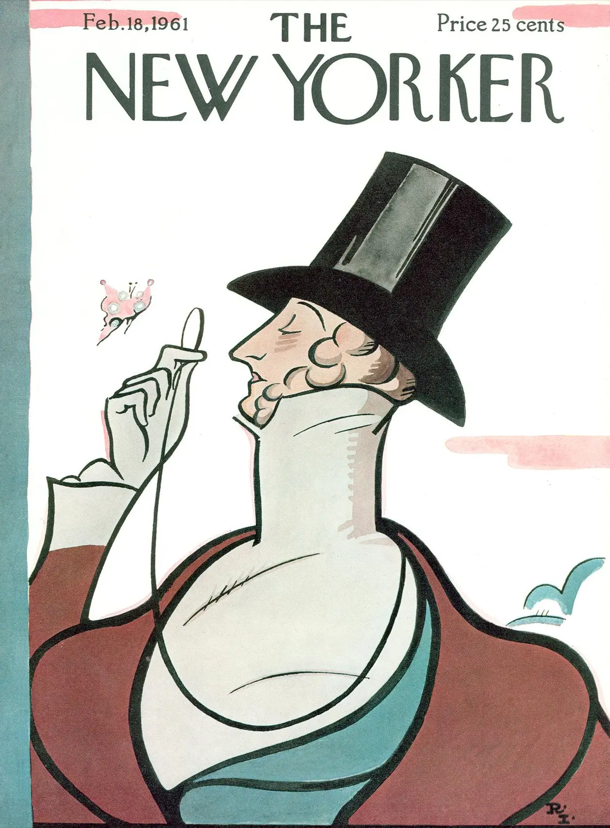 Обложка The New Yorker, 18 февраля 1961, художник Реа Ирвин