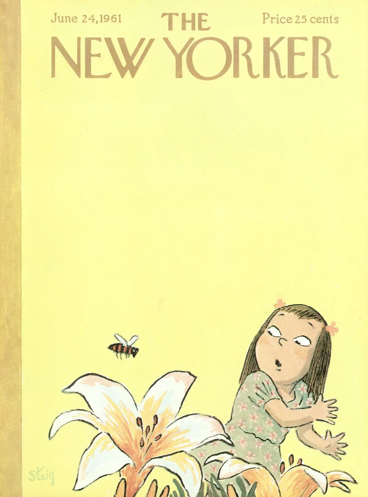 Обложка The New Yorker, 24 июня 1961, художник Уильям Стейг