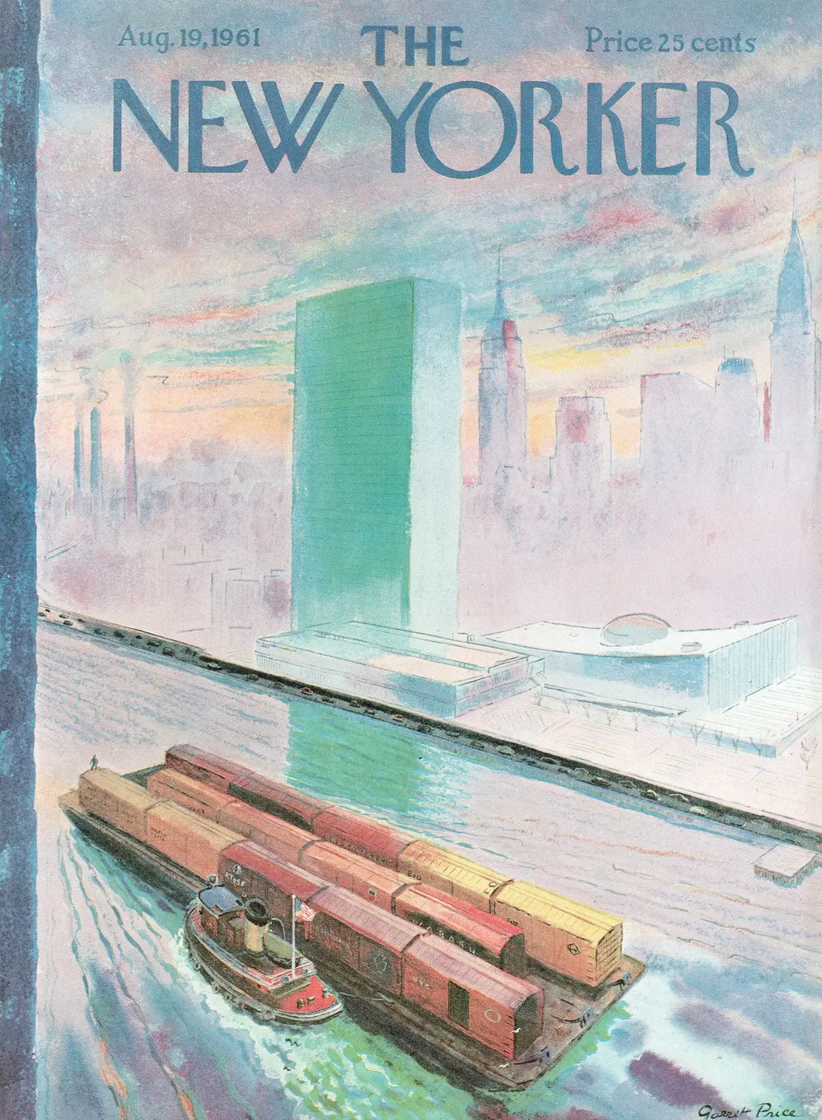 Обложка The New Yorker, 19 августа 1961, художник Гарретт Прайс
