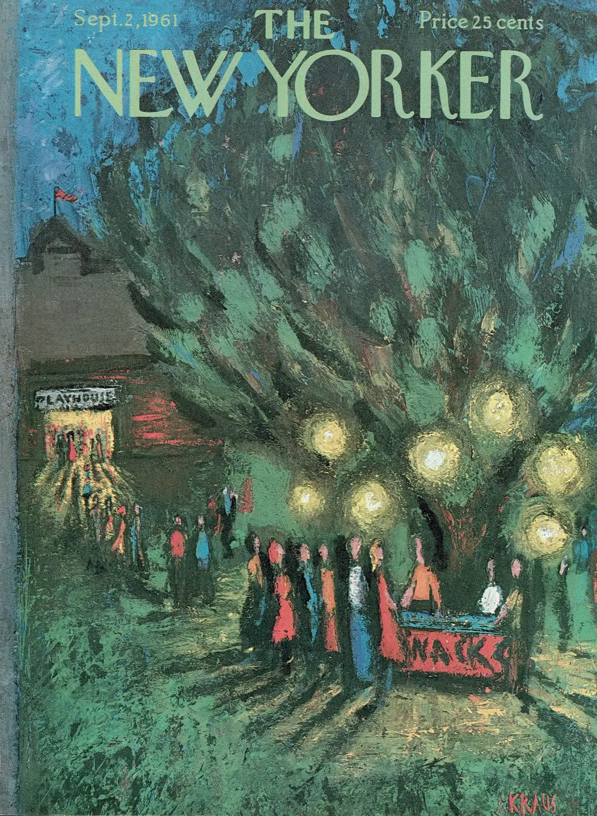 Обложка The New Yorker, 2 сентября 1961, художник Роберт Краус