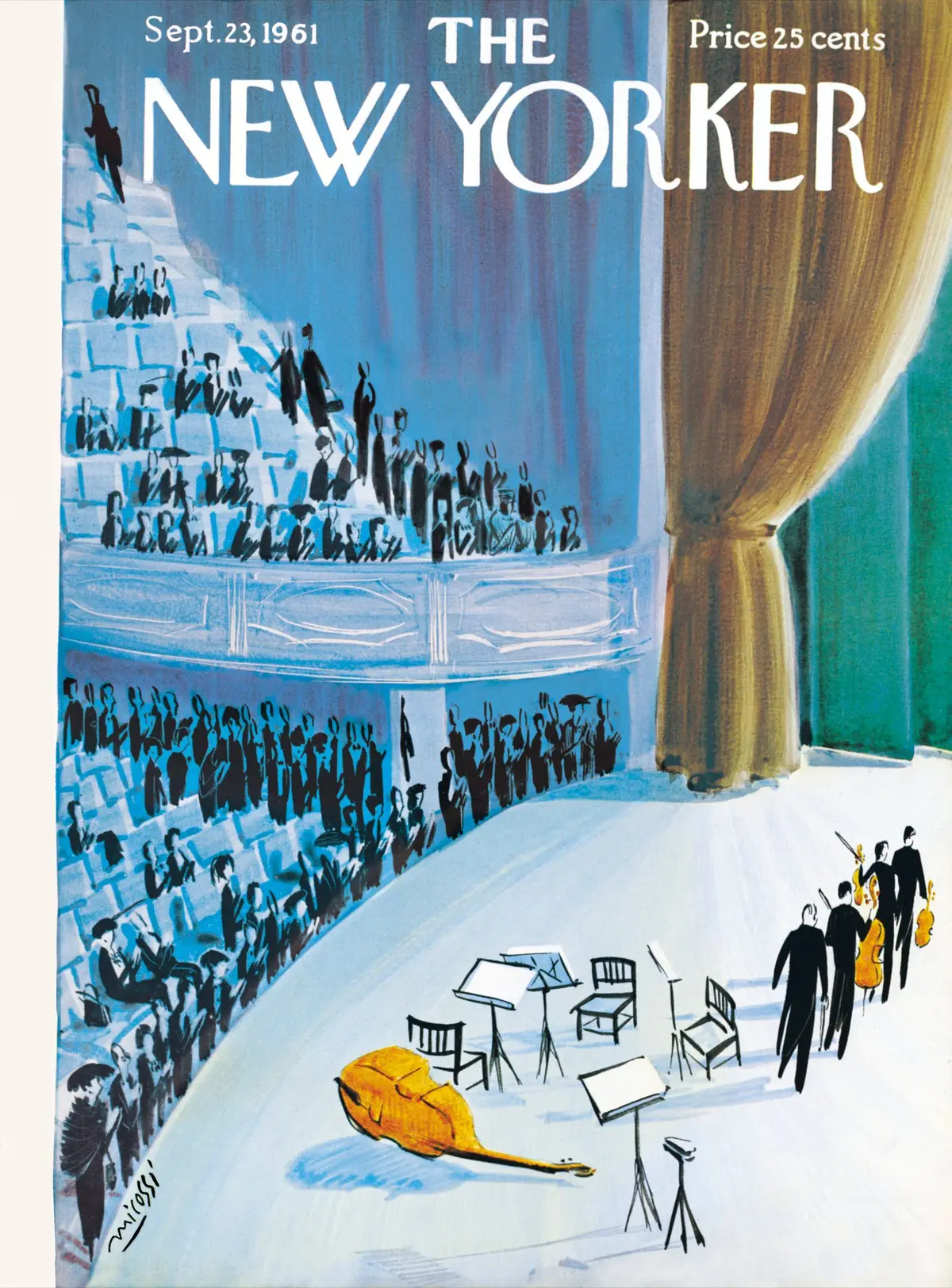 Обложка The New Yorker, 23 сентября 1961, художник Марио Микосси