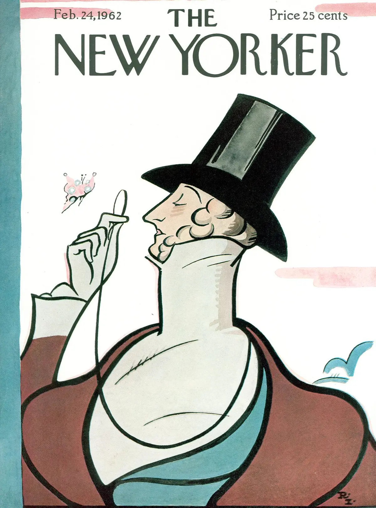 Обложка The New Yorker, 24 февраля 1962, художник Реа Ирвин