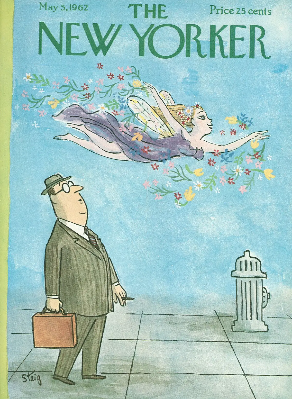 Обложка The New Yorker, 5 мая 1962, художник Уильям Стейг