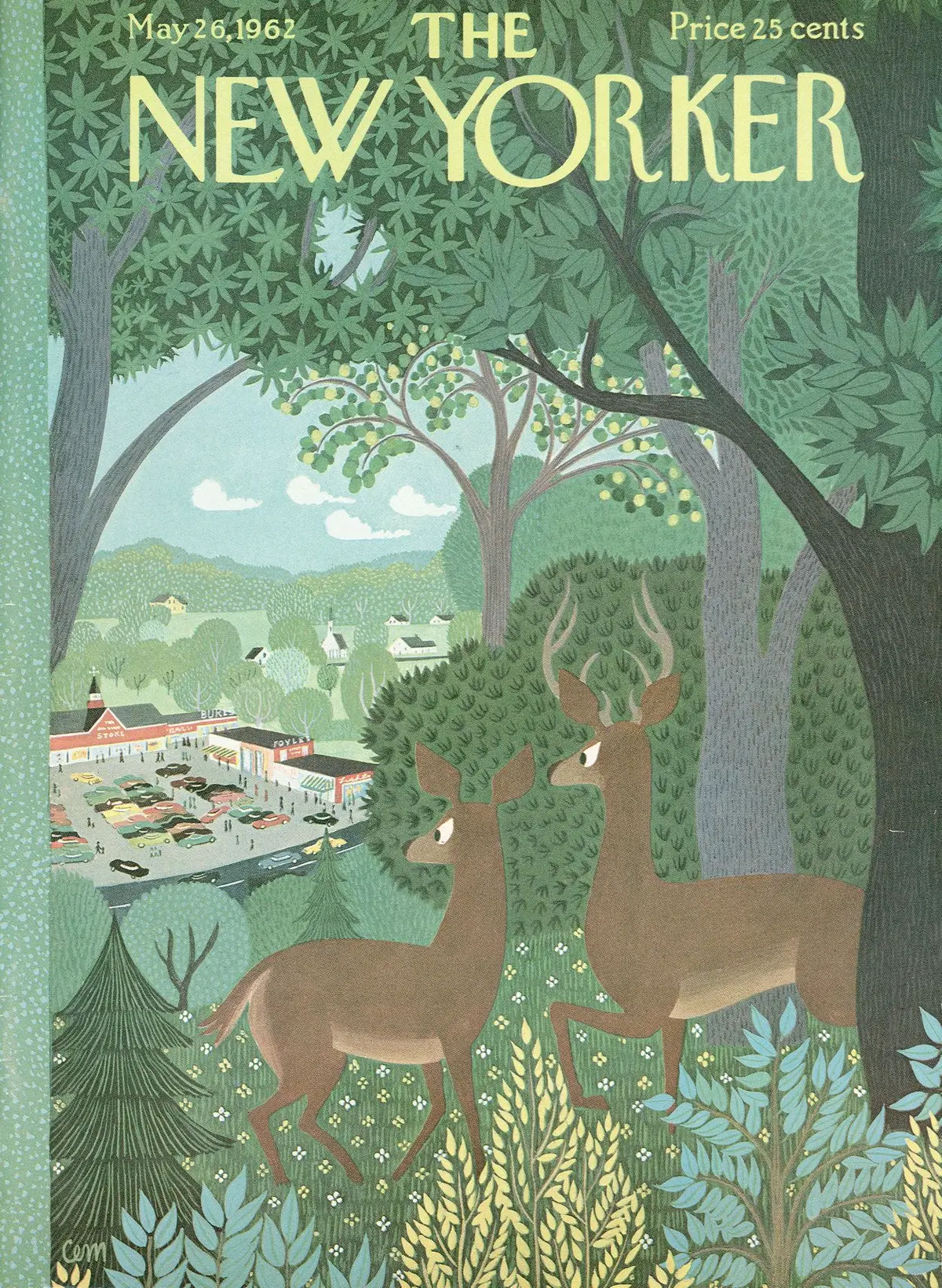 Обложка The New Yorker, 26 мая 1962, художник Чарльз Мартин