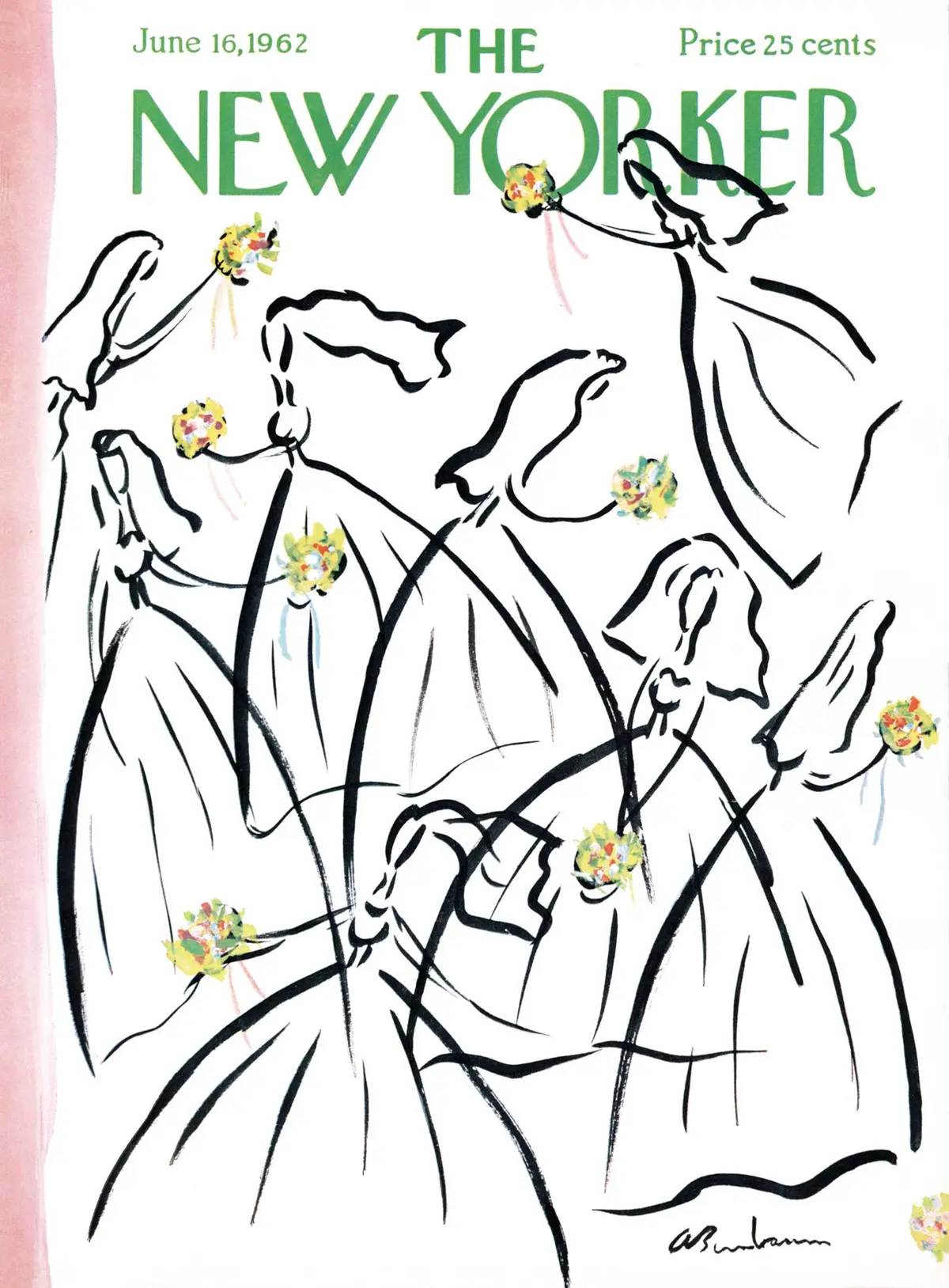 Обложка The New Yorker, 16 июня 1962, художник Эйб Бирнбаум