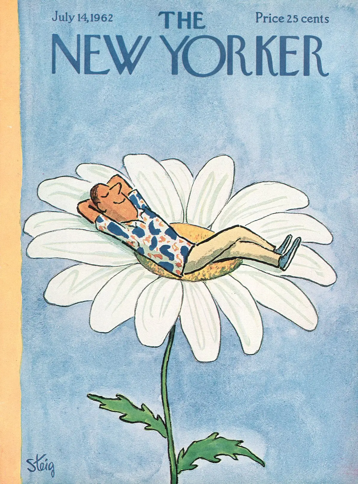 Обложка The New Yorker, 14 июля 1962, художник Уильям Стейг