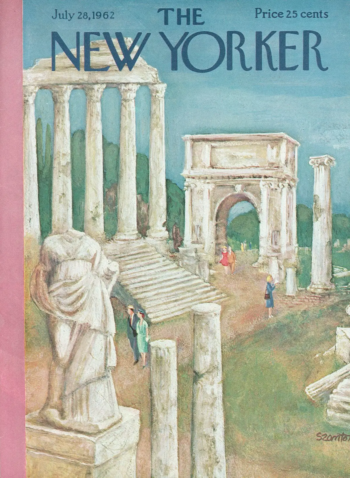 Обложка The New Yorker, 28 июля 1962, художник Беатрис Сантон