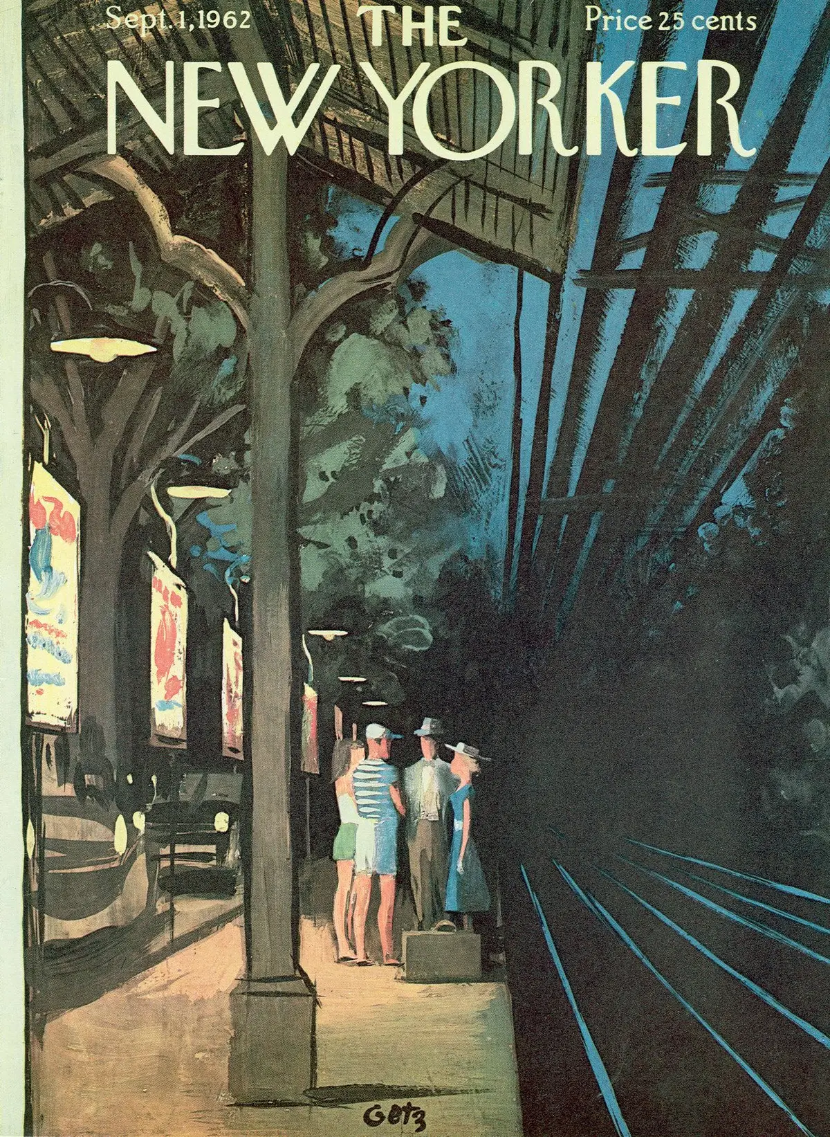 Обложка The New Yorker, 1 сентября 1962, художник Артур Гетц