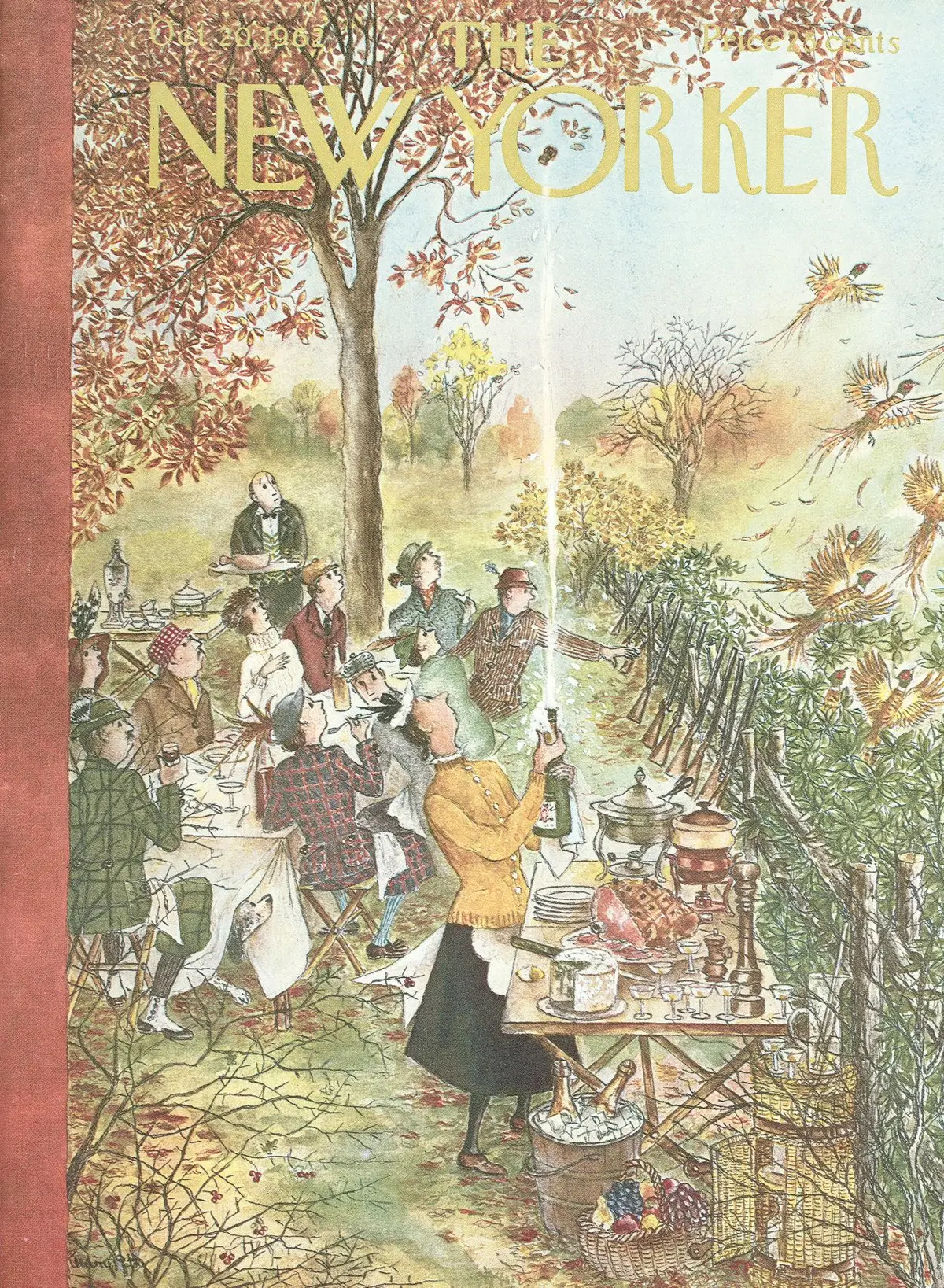 Обложка The New Yorker, 20 октября 1962, художник Мэри Петти