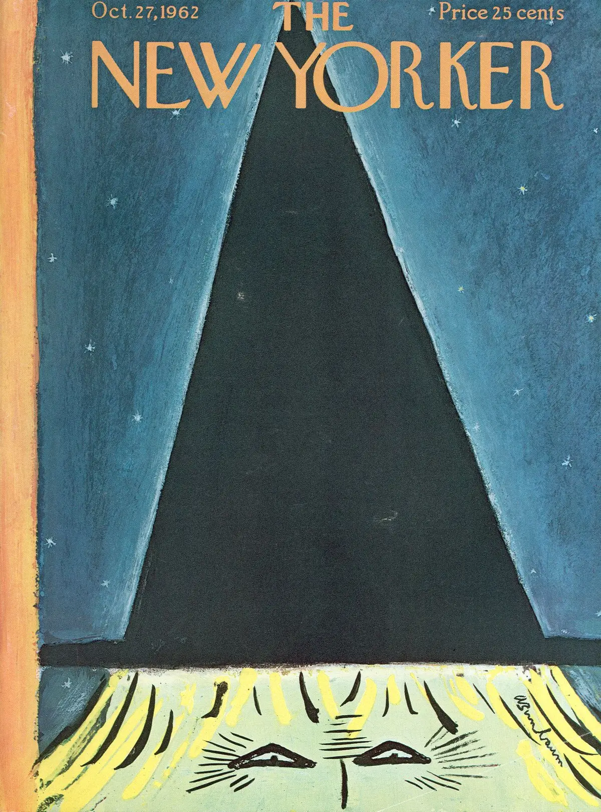 Обложка The New Yorker, 27 октября 1962, художник Эйб Бирнбаум