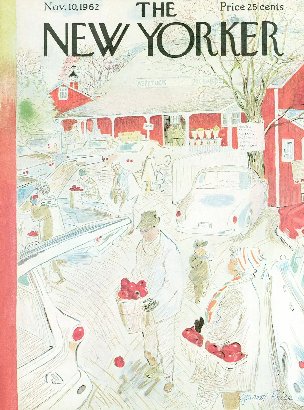 Обложка The New Yorker, 10 ноября 1962, художник Гарретт Прайс