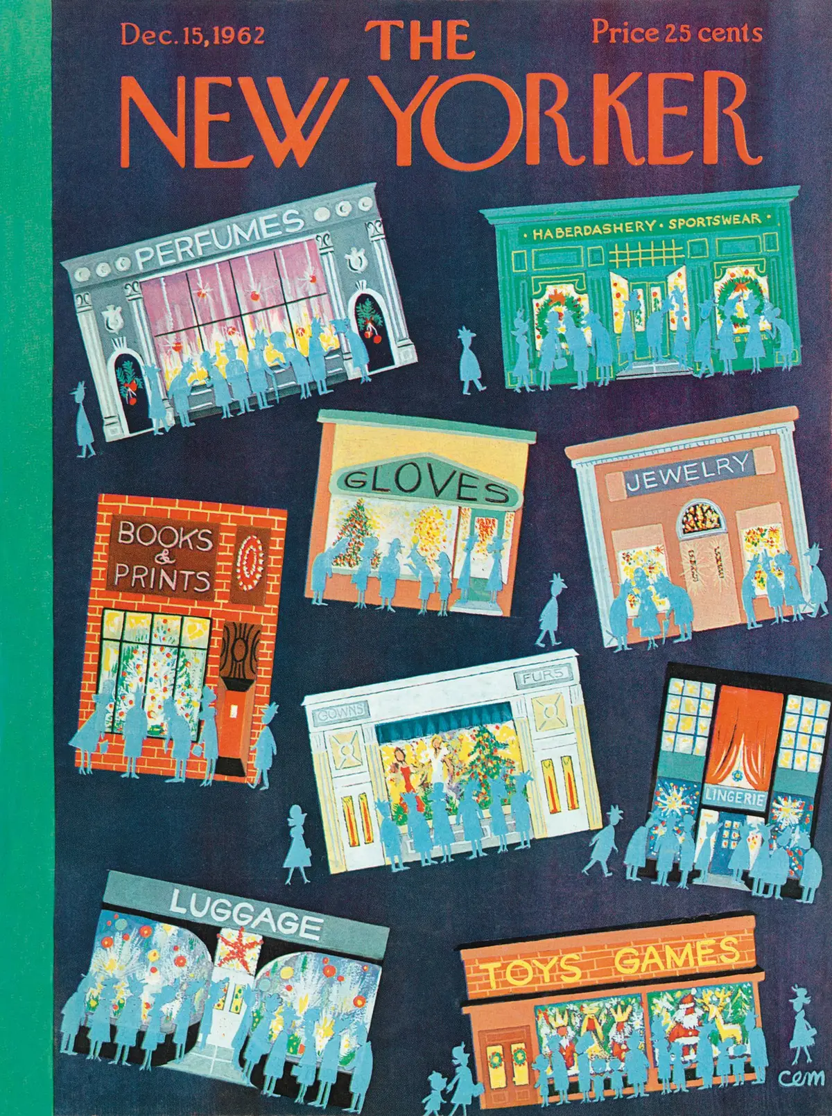 Обложка The New Yorker, 15 декабря 1962, художник Чарльз Мартин