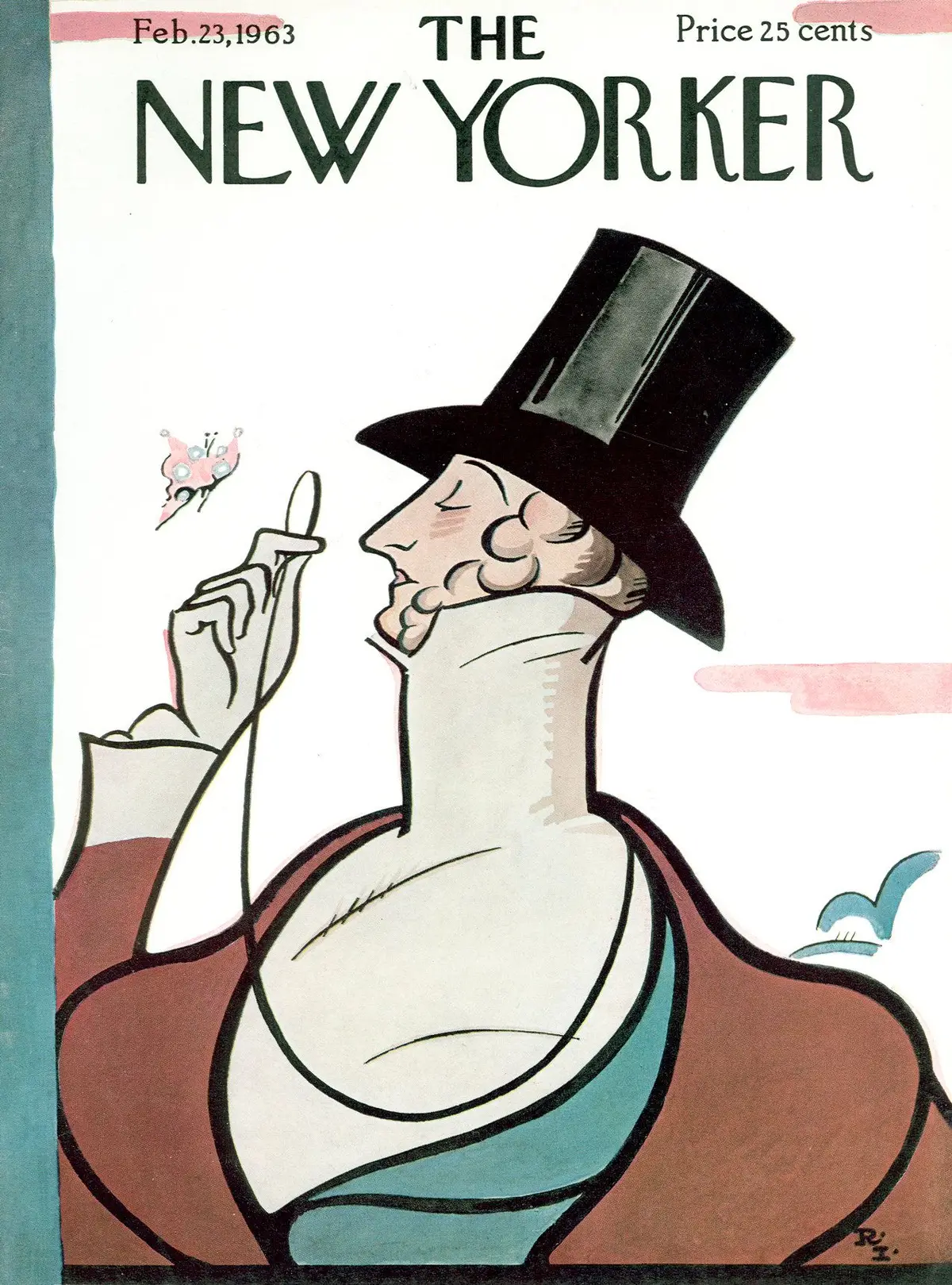 Обложка The New Yorker, 23 февраля 1963, художник Реа Ирвин