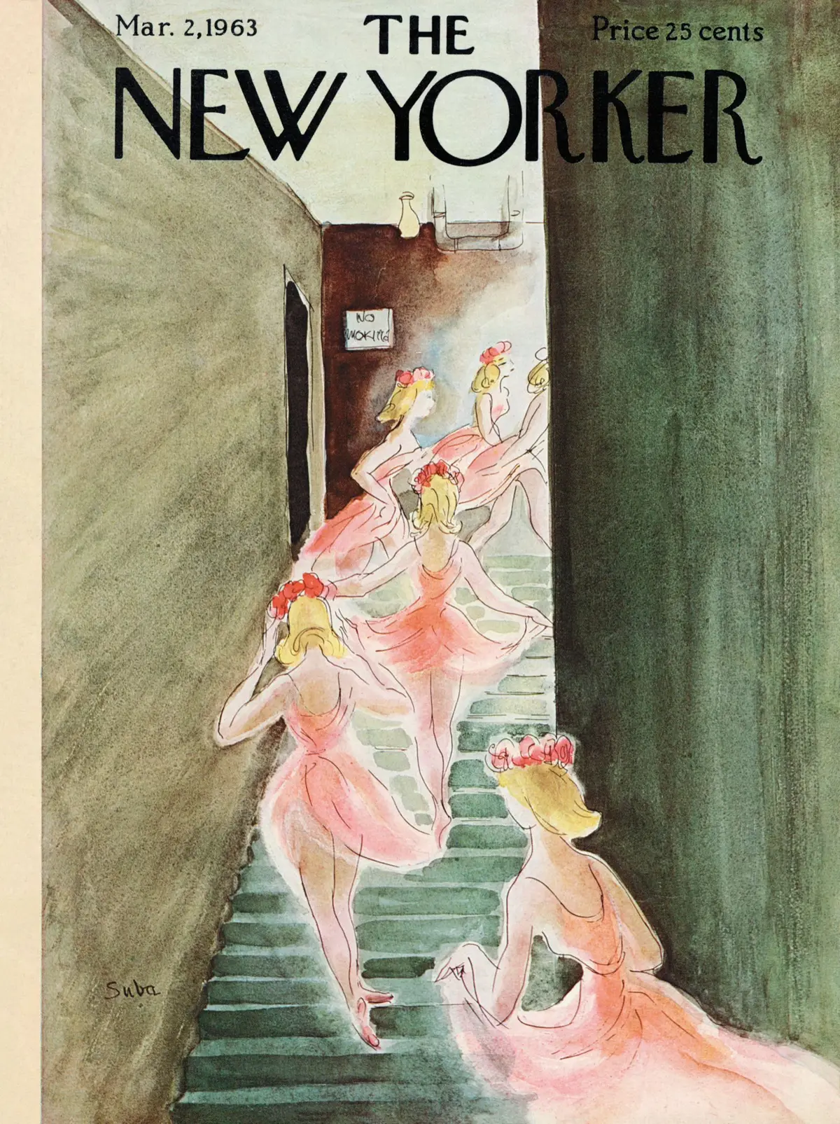 Обложка The New Yorker, 2 марта 1963, художник Сюзанна Суба