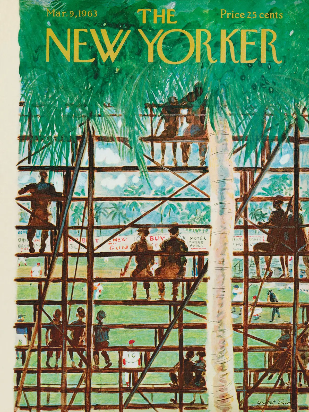 Обложка The New Yorker, 9 марта 1963, художник Гарретт Прайс