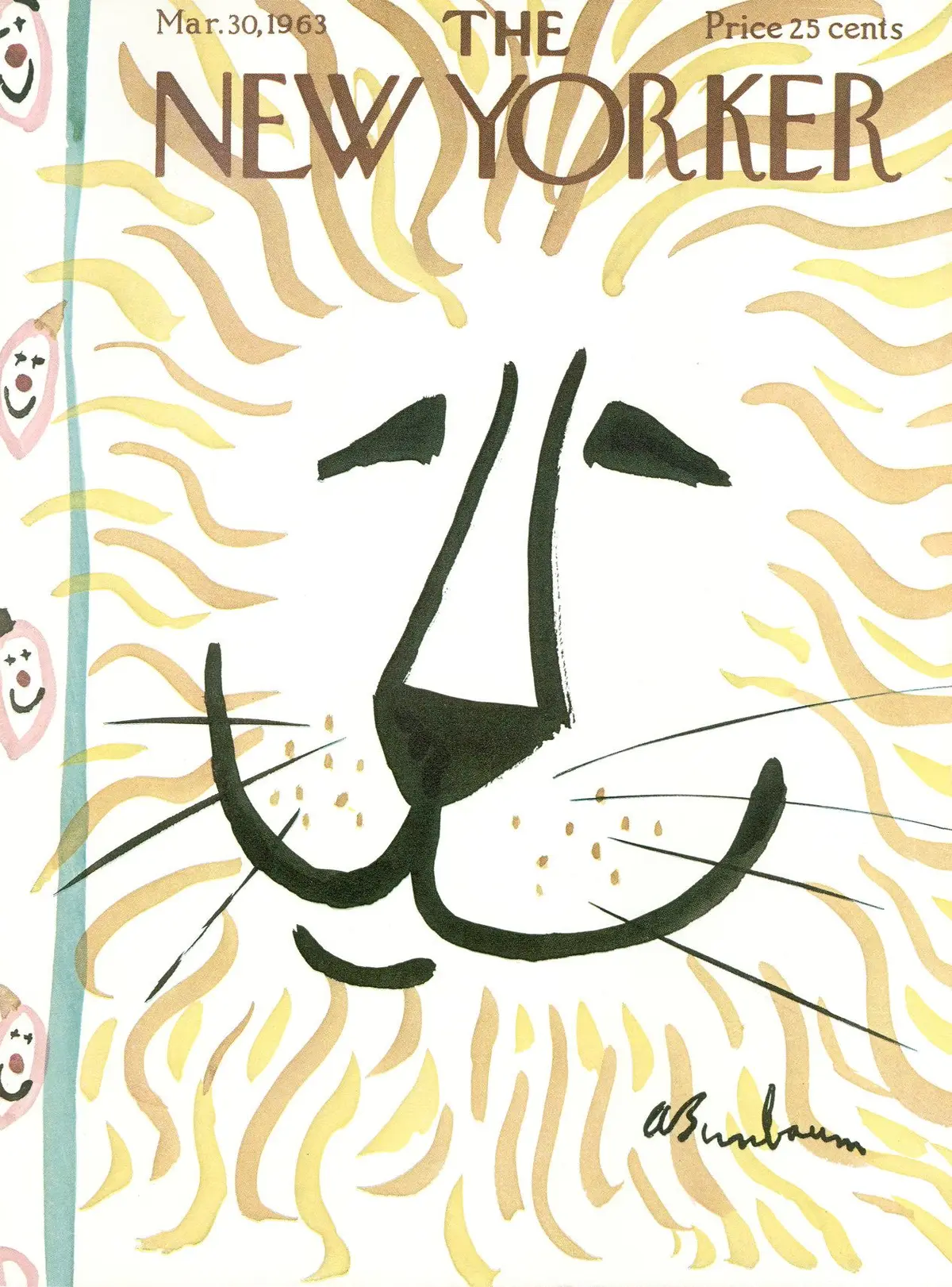Обложка The New Yorker, 30 марта 1963, художник Эйб Бирнбаум