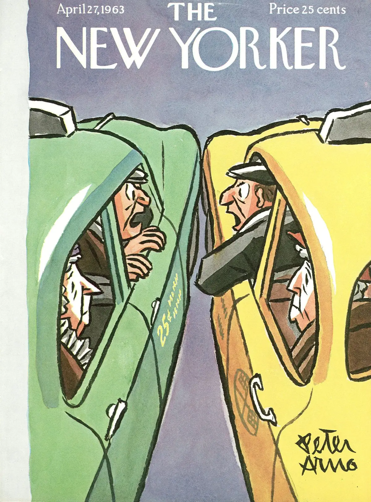 Обложка The New Yorker, 27 апреля 1963, художник Питер Арно