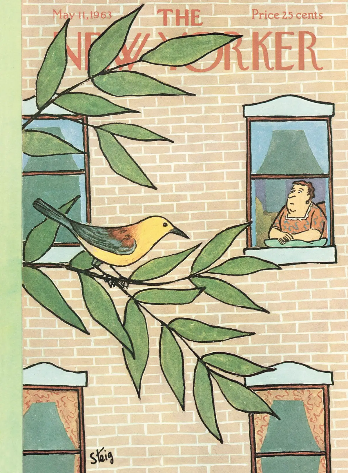 Обложка The New Yorker, 11 мая 1963, художник Уильям Стейг