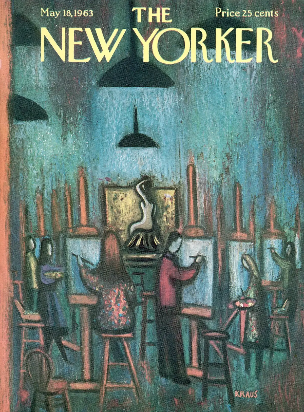 Обложка The New Yorker, 18 мая 1963, художник Роберт Краус